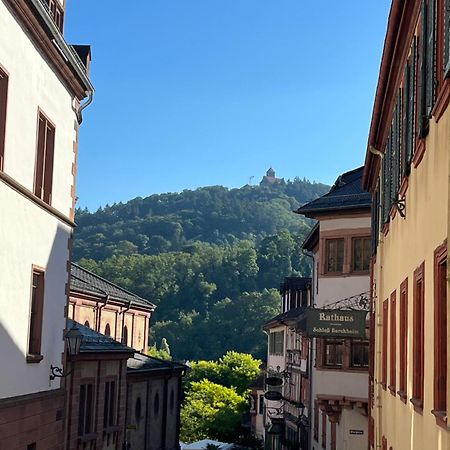 Ferienwohnung Burgenblilck Weinheim Bagian luar foto