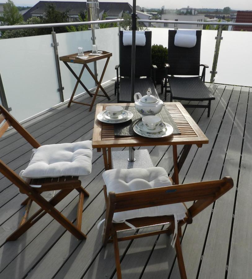 Ferienwohnung Burgenblilck Weinheim Bagian luar foto